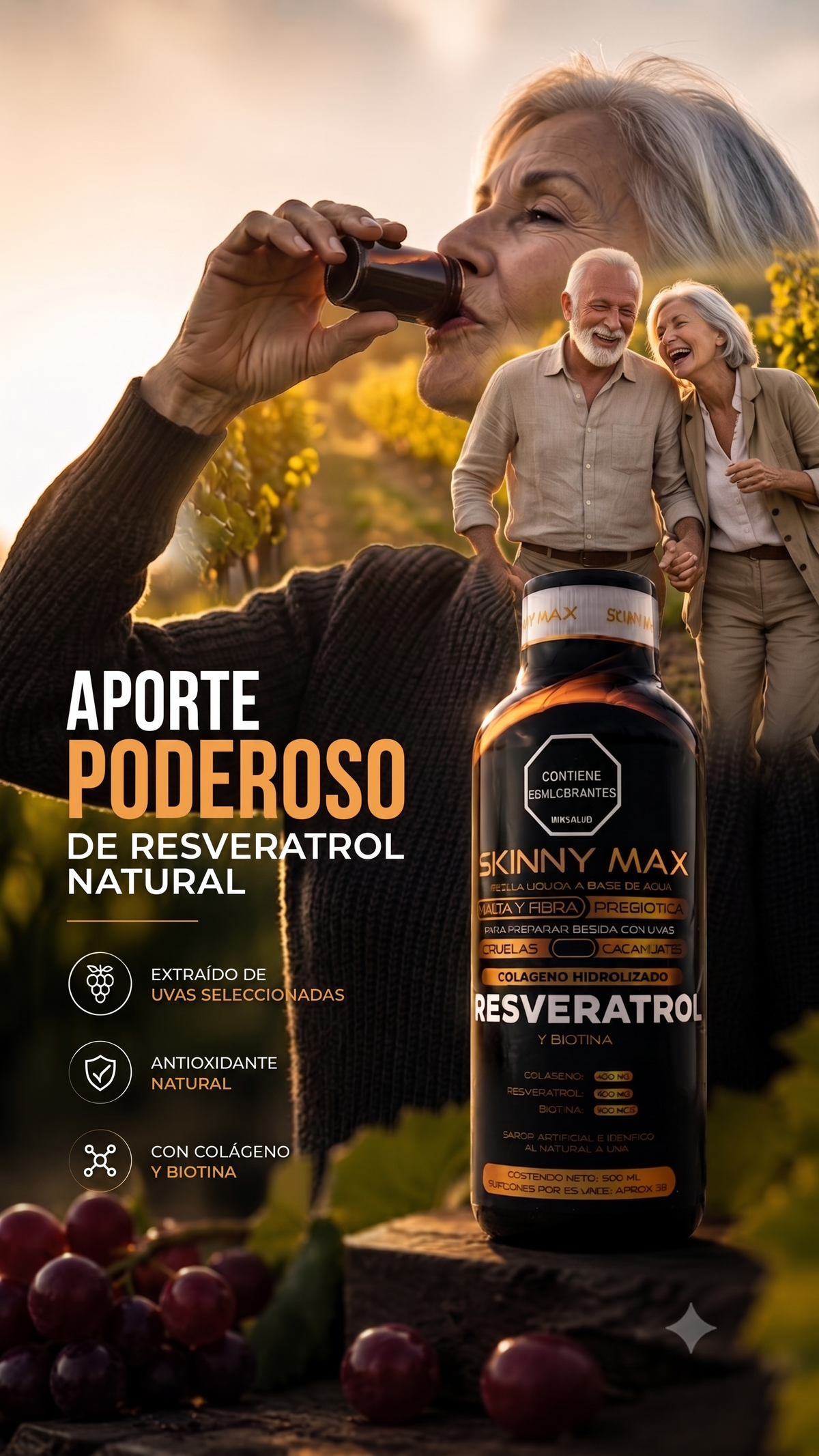 SKINNY MAX - RESVERATROL LÍQUIDO