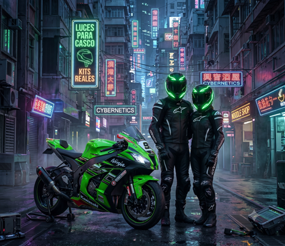 NUEVAS LUCES TRON-ULTRA PARA CASCO DE MOTO