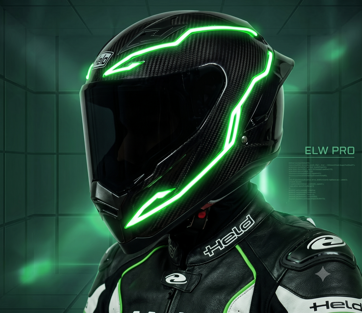 NUEVAS LUCES TRON-ULTRA PARA CASCO DE MOTO