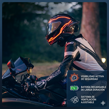 NUEVAS LUCES TRON-ULTRA PARA CASCO DE MOTO