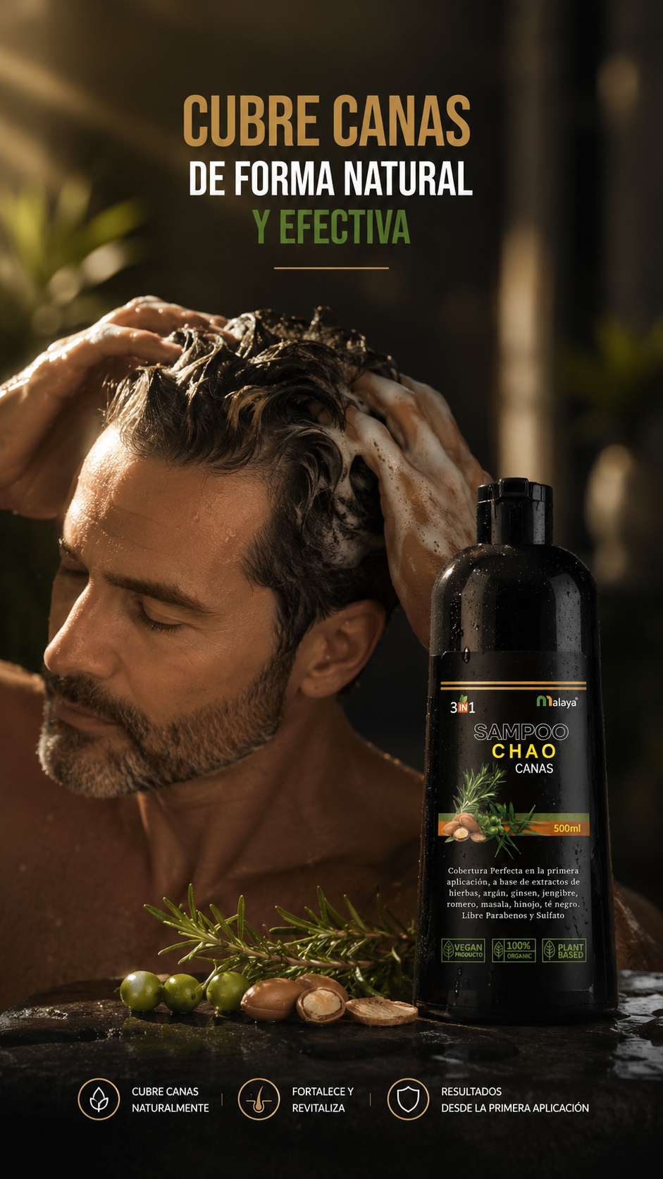 SHAMPOO CHAO CANAS 3 en 1 + TRATAMIENTO