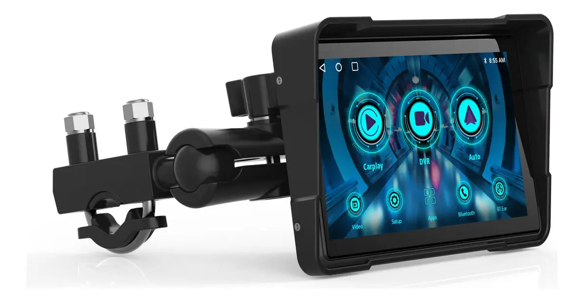 PANTALLA TÁCTIL INTELIGENTE PARA MOTO (CARPLAY & ANDROID AUTO) - IMPERMEABLE Y ANTIRROBO