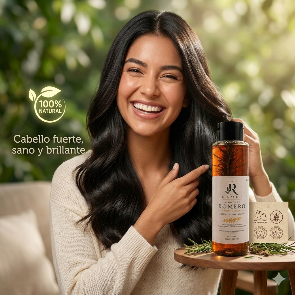 SHAMPOO DE ROMERO NATURAL RENACELL