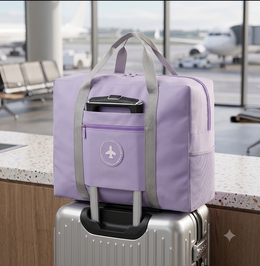 Combo Viajero Definitivo: Bolso Plegable + Set de Organizadores Premium