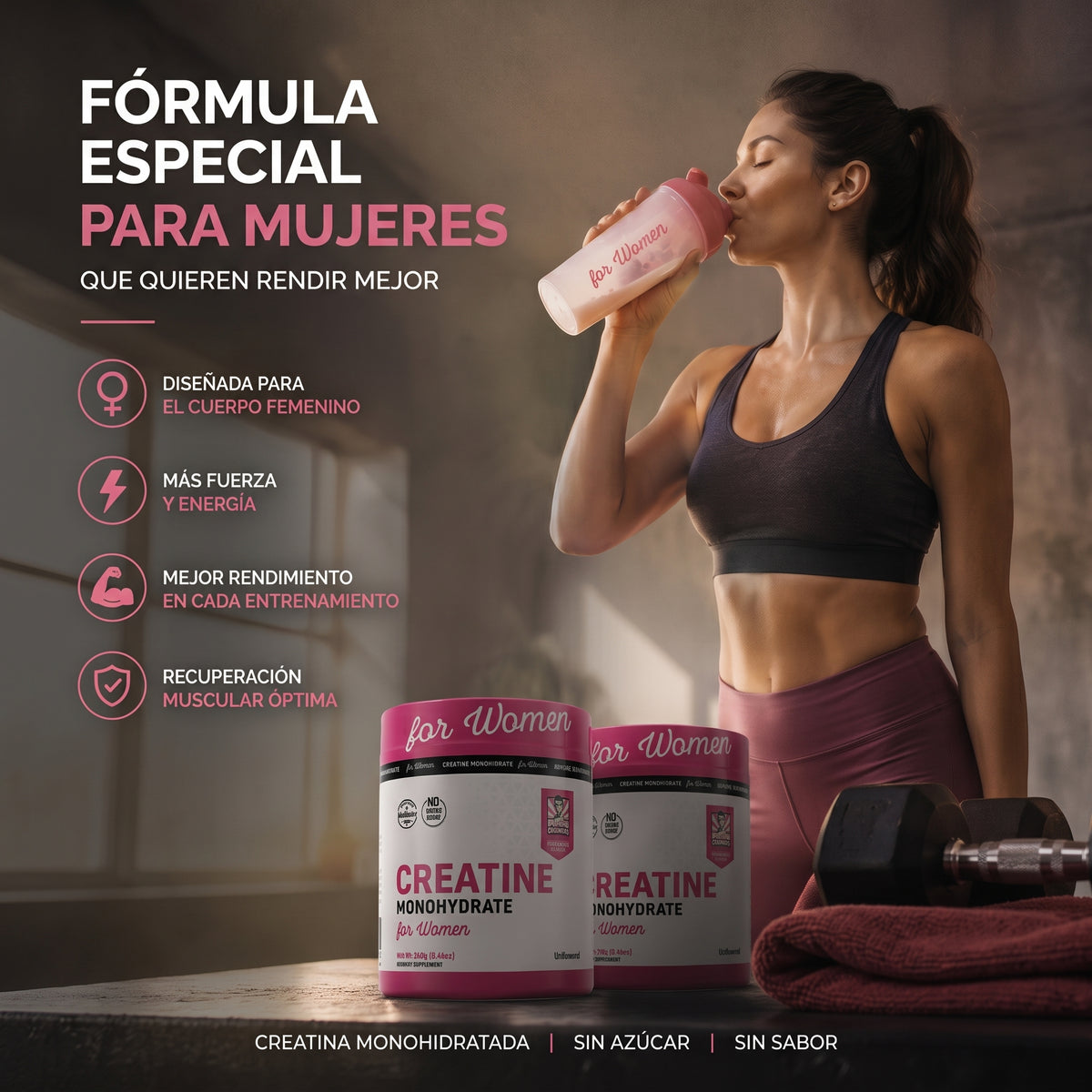 CREATINA FOR WOMEN