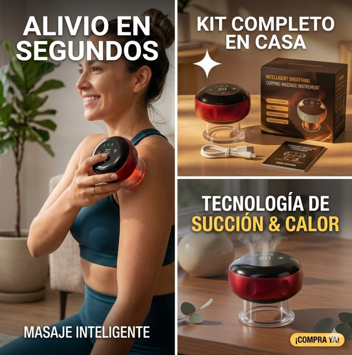 INTELLIGENT BREATHING, VENTOSA DE MASAJE INTELIGENTE