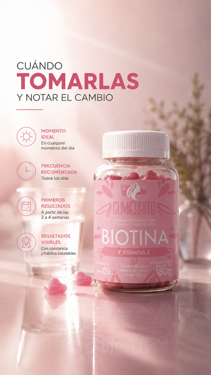 GOMAS DE BIOTINA