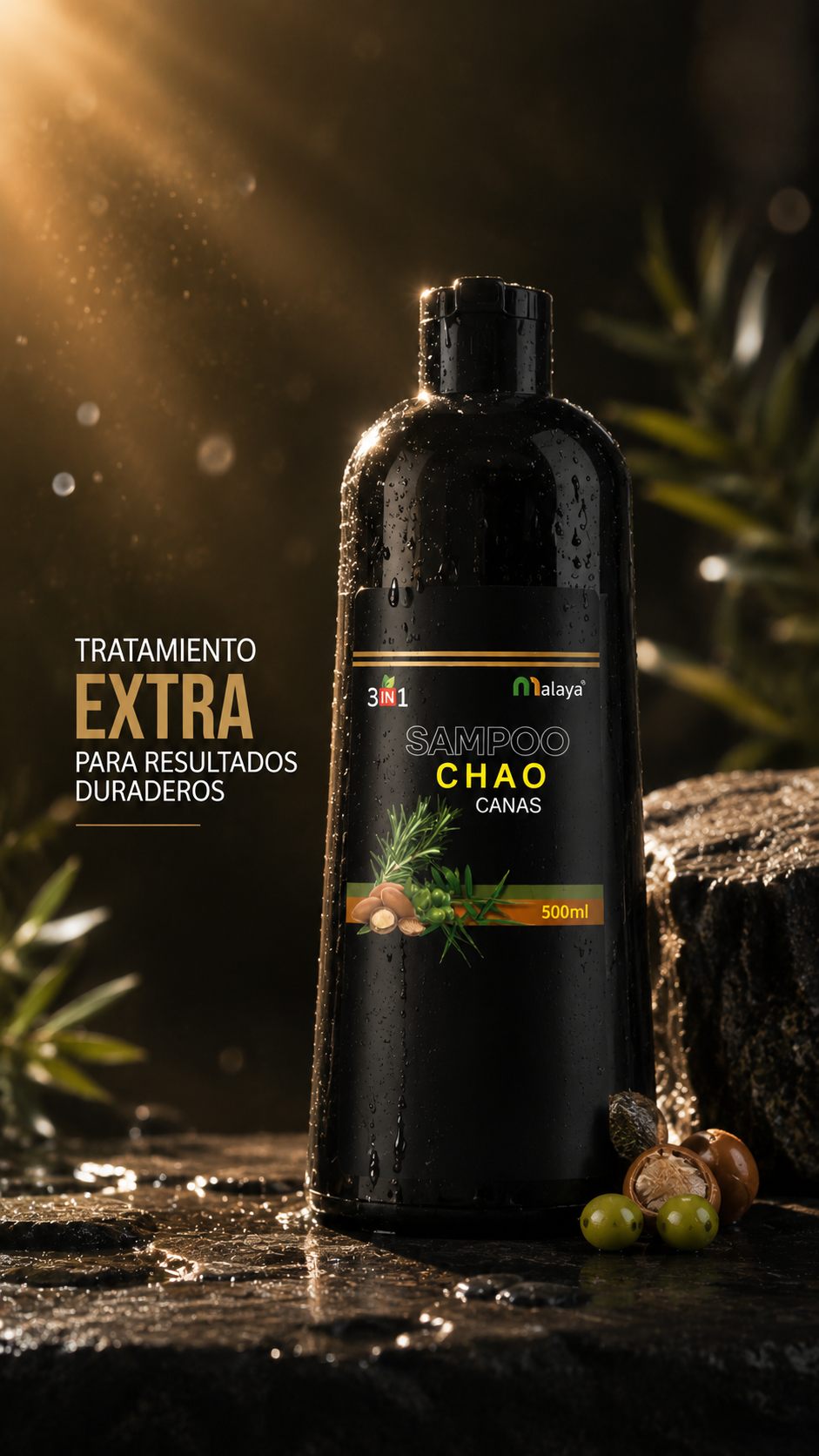 SHAMPOO CHAO CANAS 3 en 1 + TRATAMIENTO