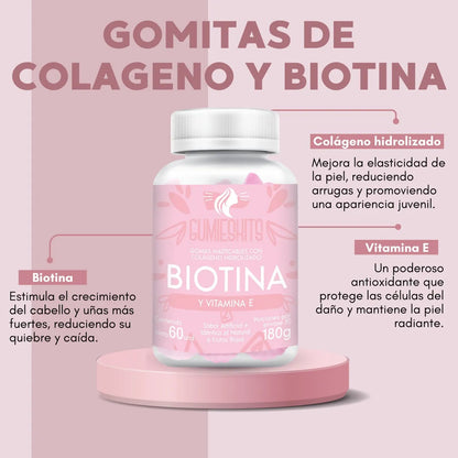 GOMAS DE BIOTINA